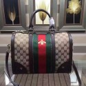 Replica Gucci Vintage Web Embroidered Bag Coffee 406868 VS04933