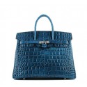 Replica Hermes Birkin 35CM Tote Bag Royal Ostrich Leather H6089 Silver VS03365