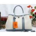 Replica Hermes Garden Party 30cm Tote Bag Canvas SkyBlue VS06057