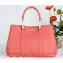 Replica Hermes Garden Party 30cm Tote Bag Grainy Leather Pink VS08400