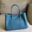 Replica Hermes Garden Party 36 30 Tote Bag in Imported Togo Leather Blue VS08572