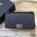 Replica High Quality Chanel Braided Calfskin Boy Chanel Bag Black A67086 VS05259