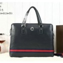 Replica Hot Gucci Smooth Leather Business Briefcase G8558 Royal VS05574