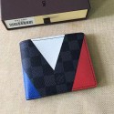 Replica Louis Vuitton Damier Cobalt Canvas Slender Wallet Regatta N41592 VS05081