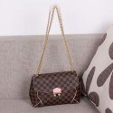 Replica Louis Vuitton Damier Ebene Canvas Colors And Materials Shoulder Bag N41596 Pink VS03607