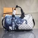Replica Louis Vuitton Elephant Keepall Bandouliere 45 White M54129 VS04943