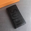 Replica Louis Vuitton Epi Leather Supreme X Brazza Wallet Noir M60622 VS03593