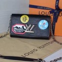 Replica Louis Vuitton Epi Leather Twist Chain Wallet M62007 VS06766