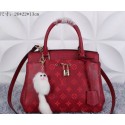 Replica Louis Vuitton Grainy Leather Rivoli BB M41152 Burgundy VS03552