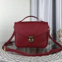 Replica Louis Vuitton Litchi Leather EDEN Bag M84827 Burgundy VS06055