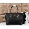 Replica Louis Vuitton Lock Me MM Tote Bag M48966 Black VS00781