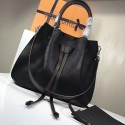 Replica Louis Vuitton Mahina Leather Girolata Black M54401 VS07555