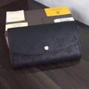 Replica Louis Vuitton Mahina Leather IRIS Wallet M60144 Black VS06682