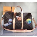 Replica Louis Vuitton Monogram Canvas Keepall 45 Bandouliere M41042 VS03349