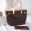 Replica Louis Vuitton Monogram Canvas Neverfull MM Pivoine M40995 VS09131