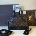 Replica Louis Vuitton Monogram Canvas Nono Dora Bag M40611 Black VS06779