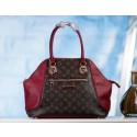 Replica Louis Vuitton Monogram Canvas Tote Bag M46667 Burgundy VS07575