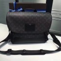 Replica Louis Vuitton Monogram Eclipse Canvas Messenger MM Voyager M40510 VS01110
