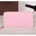 Replica Louis Vuitton Monogram Empreinte Zippy Wallet M60017 Pink VS00271