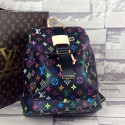 Replica Louis Vuitton Monogram Multicolore Backpack M44036 Black VS09340