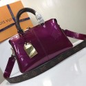 Replica Louis Vuitton Patent Leather Tote Miroir Magenta M54639 VS02013