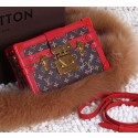 Replica Louis Vuitton Petite Malle Monogram Canvas Bag M50016 Red VS01725