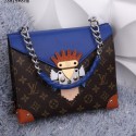 Replica Louis Vuitton POCHETTE MASK CHAIN GM Monogram M50130 Blue VS00935