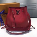 Replica Louis Vuitton Soft calfskin Lockme Bucket Red M54681 VS05597