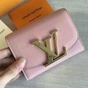 Replica Louis Vuitton Taurillon Leather Capucines Wallet Pink M58196 VS06946