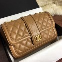 Replica Luxury Chanel Quilted Lambskin Flap Bag Beige A91365 VS09063