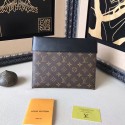 Replica Luxury Louis Vuitton Monogram Canvas Pochette Tuileries Noir M64034 VS04214