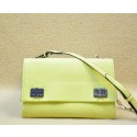 Replica Luxury Prada Original Leather Shoulder Bag BT0995 Lemon VS04444