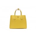 Replica Prada BN2756 Yellow Saffiano Calfskin Leather Tote Bag VS07521