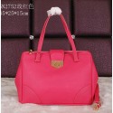 Replica Prada Grainy Leather Tote Bag BN2752 Rose VS05335