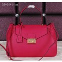Replica Prada Grainy Leather Tote Bags BN8248 Rose VS02542