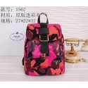 Replica Prada Microfiber Nylon Drawstring Backpack Bag BZ1562 Rose VS01781