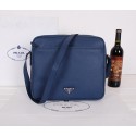 Replica PRADA Original Saffiano Leather Messenger Bag VA3082 Royal VS03040
