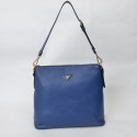 Replica Prada Shoulder Hobo Bag BR5088 in Blue Original Clafskin Leather XZ VS09292