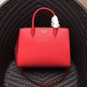 Replica Prada Small Bibliotheque Saffiano Leather Bag Red 1BA050 VS09370