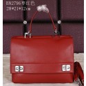 Replica Prada Smooth Leather Tote Bags BN2796 Burgundy VS02105