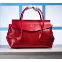 Replica Prada Snake Leather Tote Bag P1168 Red VS02916