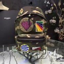 Replica Saint Laurent City Multi-patch Backpack 437087 VS01899