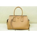 Replica Top Prada Original Grainy Calf Leather Tote Bag BN2769 Wheat VS06698