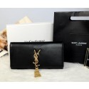 Replica Yves Saint Laurent Classic Monogramme Tassel Clutch Y311212 Black VS01841