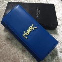 Replica Yves Saint Laurent Flap Wallet Y30180 Blue VS00528