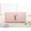 Saint Laurent Classic Monogramme Clutch Original Leather Y5486 Pink VS07084