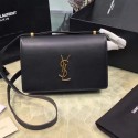 Saint Laurent Dylan Black Calfskin Cross-body Bag 377827 VS05107
