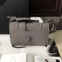 Saint Laurent Medium Charlotte Messenger Bag Grey 466561 VS00722