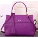 Saint Laurent Medium Moujik Top Handle Bags 311236 Purple VS08222