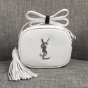 Saint Laurent Monogram Blogger Bag In White Leather YS16SS VS01453